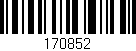 Código de barras (EAN, GTIN, SKU, ISBN): '170852'
