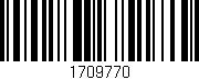 Código de barras (EAN, GTIN, SKU, ISBN): '1709770'