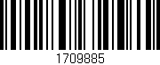 Código de barras (EAN, GTIN, SKU, ISBN): '1709885'