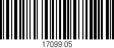 Código de barras (EAN, GTIN, SKU, ISBN): '17099.05'