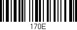 Código de barras (EAN, GTIN, SKU, ISBN): '170E'