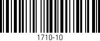 Código de barras (EAN, GTIN, SKU, ISBN): '1710-10'