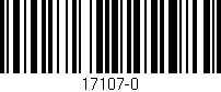 Código de barras (EAN, GTIN, SKU, ISBN): '17107-0'