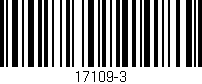 Código de barras (EAN, GTIN, SKU, ISBN): '17109-3'