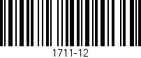 Código de barras (EAN, GTIN, SKU, ISBN): '1711-12'