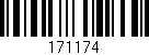 Código de barras (EAN, GTIN, SKU, ISBN): '171174'