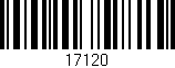 Código de barras (EAN, GTIN, SKU, ISBN): '17120'
