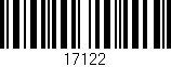 Código de barras (EAN, GTIN, SKU, ISBN): '17122'