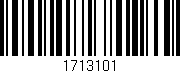 Código de barras (EAN, GTIN, SKU, ISBN): '1713101'