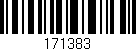 Código de barras (EAN, GTIN, SKU, ISBN): '171383'