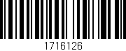Código de barras (EAN, GTIN, SKU, ISBN): '1716126'