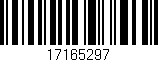 Código de barras (EAN, GTIN, SKU, ISBN): '17165297'