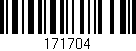 Código de barras (EAN, GTIN, SKU, ISBN): '171704'