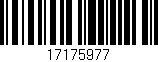 Código de barras (EAN, GTIN, SKU, ISBN): '17175977'