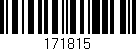 Código de barras (EAN, GTIN, SKU, ISBN): '171815'