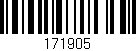 Código de barras (EAN, GTIN, SKU, ISBN): '171905'