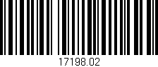 Código de barras (EAN, GTIN, SKU, ISBN): '17198.02'