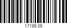 Código de barras (EAN, GTIN, SKU, ISBN): '17198.06'