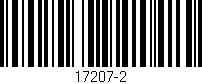 Código de barras (EAN, GTIN, SKU, ISBN): '17207-2'