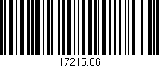 Código de barras (EAN, GTIN, SKU, ISBN): '17215.06'