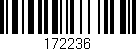 Código de barras (EAN, GTIN, SKU, ISBN): '172236'