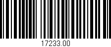 Código de barras (EAN, GTIN, SKU, ISBN): '17233.00'