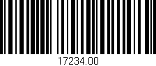 Código de barras (EAN, GTIN, SKU, ISBN): '17234.00'