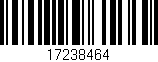 Código de barras (EAN, GTIN, SKU, ISBN): '17238464'