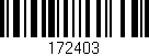 Código de barras (EAN, GTIN, SKU, ISBN): '172403'