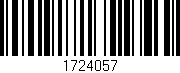 Código de barras (EAN, GTIN, SKU, ISBN): '1724057'