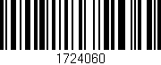 Código de barras (EAN, GTIN, SKU, ISBN): '1724060'