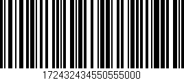 Código de barras (EAN, GTIN, SKU, ISBN): '172432434550555000'