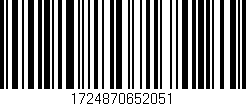 Código de barras (EAN, GTIN, SKU, ISBN): '1724870652051'