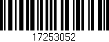 Código de barras (EAN, GTIN, SKU, ISBN): '17253052'