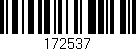 Código de barras (EAN, GTIN, SKU, ISBN): '172537'