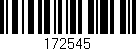 Código de barras (EAN, GTIN, SKU, ISBN): '172545'