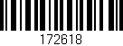 Código de barras (EAN, GTIN, SKU, ISBN): '172618'