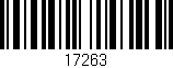 Código de barras (EAN, GTIN, SKU, ISBN): '17263'