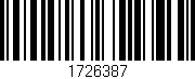 Código de barras (EAN, GTIN, SKU, ISBN): '1726387'