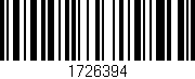 Código de barras (EAN, GTIN, SKU, ISBN): '1726394'