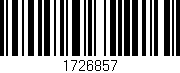 Código de barras (EAN, GTIN, SKU, ISBN): '1726857'