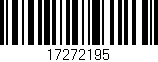 Código de barras (EAN, GTIN, SKU, ISBN): '17272195'