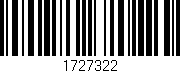 Código de barras (EAN, GTIN, SKU, ISBN): '1727322'
