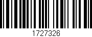 Código de barras (EAN, GTIN, SKU, ISBN): '1727326'