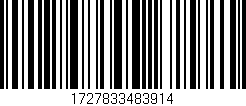 Código de barras (EAN, GTIN, SKU, ISBN): '1727833483914'
