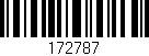 Código de barras (EAN, GTIN, SKU, ISBN): '172787'