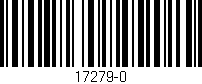 Código de barras (EAN, GTIN, SKU, ISBN): '17279-0'
