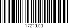 Código de barras (EAN, GTIN, SKU, ISBN): '17279.00'