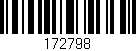 Código de barras (EAN, GTIN, SKU, ISBN): '172798'