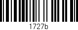 Código de barras (EAN, GTIN, SKU, ISBN): '1727b'
